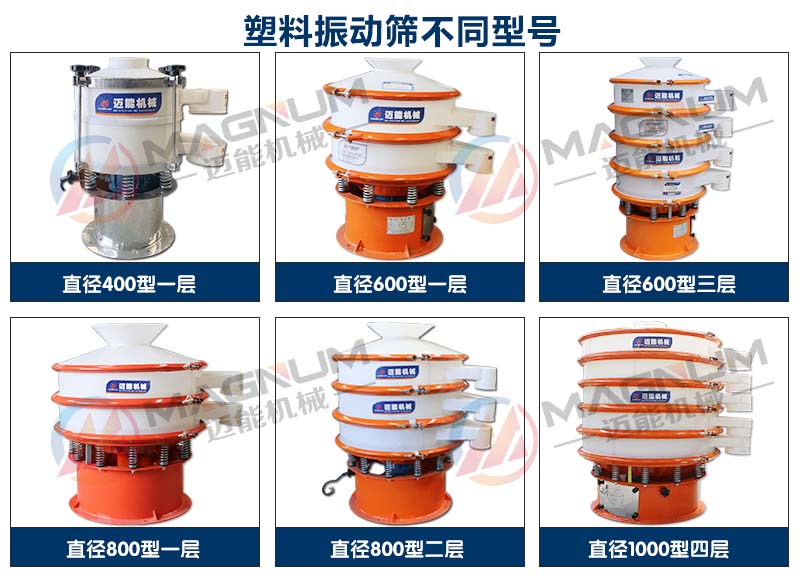 碳酸錳振動篩不同型號展示